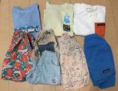 《限界値下げ！》キッズ服 Tシャツ 半袖 半ズボン 8点セット 120cm