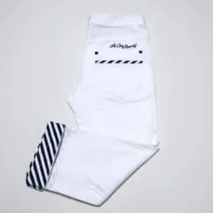 ルコックスポルティフ レディース ゴルフパンツ ストライプ裾 M