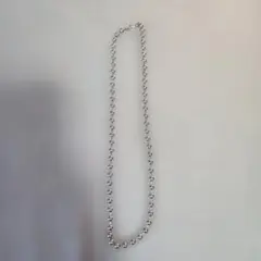 ボールチェーン ネックレス シルバーカラー