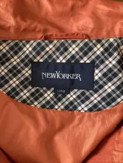 NEWYORKER オレンジ フード付きジャケット L