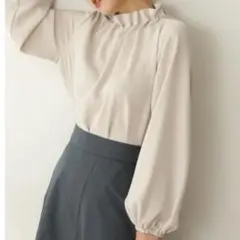 N. Natural Beauty Basic ペーパーバックパフブラウス