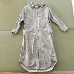 niko and ... ベージュ ロングシャツワンピース 長袖