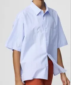 【新品タグ付】UNIQLO Ｃブロードオーバーサイズシャツ