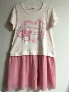Sanrio My Melody 半袖 チュニック トップスのサムネイル