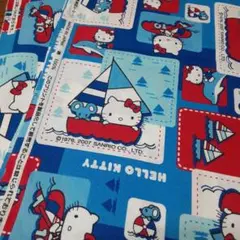SanrioHELLOKITTY76.07 コットンシーチング　マリンレジャー