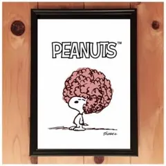 スヌーピー アフロ柄★A4サイズポスター★値下げ可