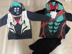 110サイズ　長袖　トレーナー　パーカー　仮面ライダー　なりきり　パジャマ