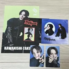 JO1 HIMP川西拓実 トレカ セルカ ステッカー フライヤー CDセット