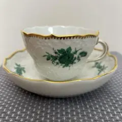 マイセン Meissen 1820年頃 ヴァインリーフ文 カップ&ソーサー - メルカリ