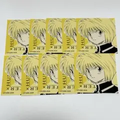 HUNTER×HUNTER クラピカ　ペタドール　スクエアステッカー　春コレ 10枚 ハンターハンター 春コレ スクエアステッカー 原作 カード