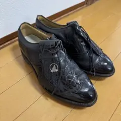 本間ゴルフ レザー 革底スパイクタイプゴルフシューズ