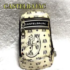 CASTELBAJAC カステルバジャック　ボディバック レザー 総柄