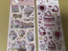 新品未開封　サンリオ　キティー　キラキラカプセルシール　キラキラジュエルシール