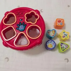 知育玩具 型はめパズル　おしゃべりいっぱい型合わせドラムのサムネイル