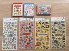 セリア 平成アニマルシリーズ デザインシール ミニメモ まとめ売り