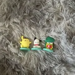カラフルキャラクターフィギュア3体セット