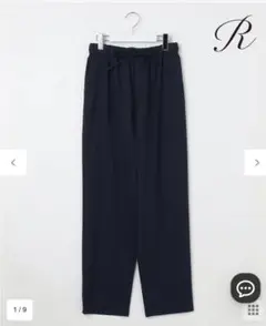 R （アール）　23区　クリスピーリネンストレッチパンツ　38 Mサイズ相当