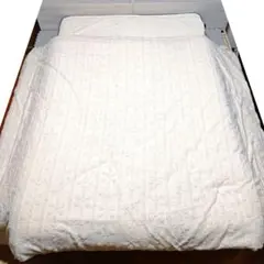 冬用 ダブルサイズ 掛け布団 ホワイト カバー付き