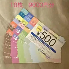 高島屋　ショッピングチケット　18枚 9000円分のサムネイル