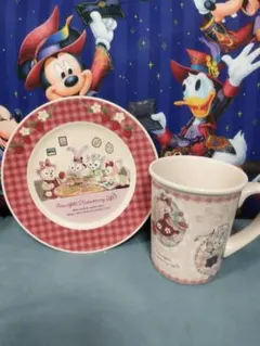 ダッフィーストロベリーギフトスーベニアカップ＆プレート