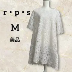 r.p.s 総レース　華やか　ワンピース　チェニック　Mサイズ　綿100％のサムネイル