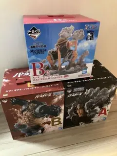 ワンピース一番くじ　バトルメモリーズ　ルフィフィギュアセット