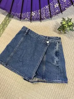 GU デニムラップスカート Sサイズ