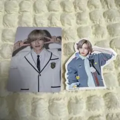 なにわ男子 HARDWORK ファミクラ盤 トレカ フレークシール 道枝駿佑