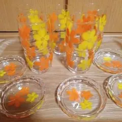 昭和レトロ グラス