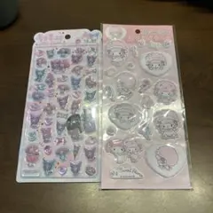 【正規品　新品】うるちゅる&ぷくぷく　 マイメロディ シールセット 2シート