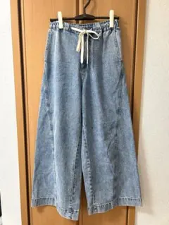 LEPSIM /イージーバギーデニム インディゴブルー