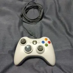 Xbox 360 有線コントローラー ホワイト【ジャンク】