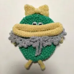 パクパクモンスター　キーケース　みどりタマゴさん　ハンドメイド