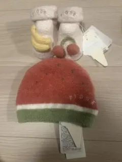 【新品未使用】GELATO PIQUE ベビー靴下と帽子セット
