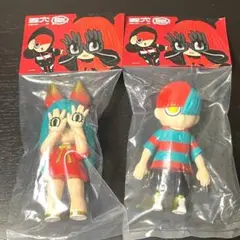 新品 GRAPE BRAIN にぎるちゃん のりくん ソフビフィギュアセット