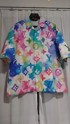 VUITTON マルチカラー ウォーター カラーシャツ 2021SS 4L