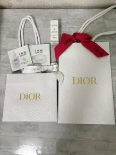 Dior ギフト袋 大小セット リボン付き