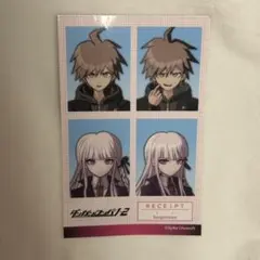 ダンガンロンパ　証明写真風ステッカー　苗木誠　霧切響子