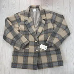 シャギーコート テーラードジャケット