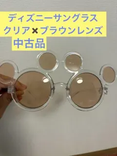【ディズニー】ミッキー型サングラス　クリア