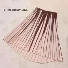 未使用タグ付き　TOMORROWLAND プリーツスカート 34S
