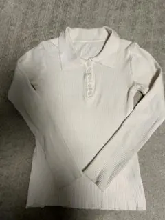 SHEIN ポロセーター　オフホワイト