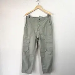 【新品タグ付】H&M レギュラーフィット カーゴパンツ グリーン Sのサムネイル