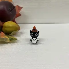 ガラス細工　おばけどうぞクロネコ
