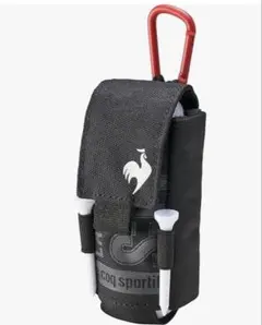 【新品・未開封】「ルコックスポルティフ」ボールホルダー ティー2本・カラビナ付