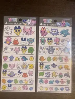 たまごっちパラダイス　4サイズステッカー　2枚セット