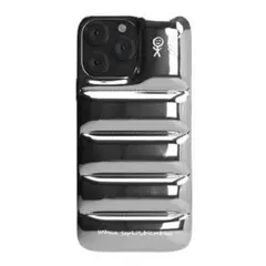 iPhone14ProMax ケース ダウンジャケット シルバー ミラーのサムネイル