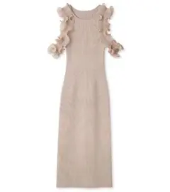 Sustainableプリーツフリルドッキングワンピース スナイデル