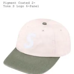 新品25FW supreme 2-tone Slogo 6panel