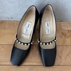 Jimmy Choo ブラックハイヒール パンプス